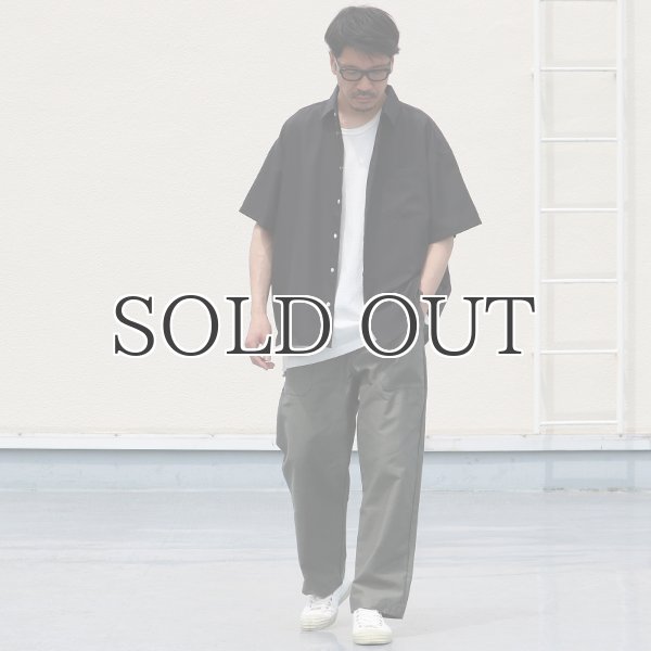 画像8: Reflax®(リフラクス)ポリエステル リネンライクLINON(リノン) レギュラーカラー ボクシーハーフスリーブシャツ【MADE IN JAPAN】『日本製』/ Upscape Audience (8)