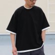 画像3: VORTEX 8オンス(MVS天竺) フェイクレイヤード クルーネック ハーフスリーブTシャツ【MADE IN JAPAN】『日本製』/ Upscape Audience (3)