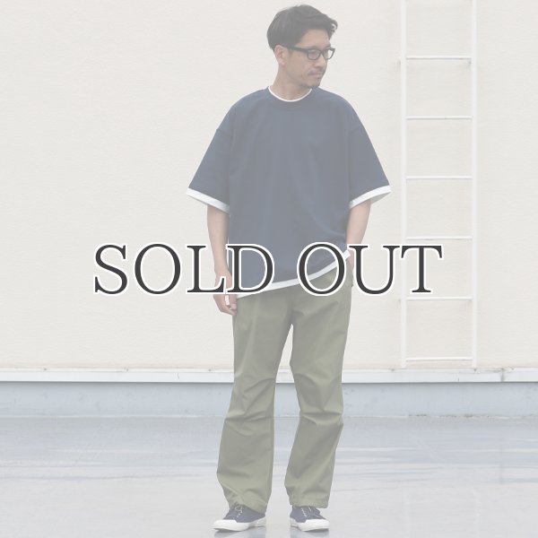 画像6: VORTEX 8オンス(MVS天竺) フェイクレイヤード クルーネック ハーフスリーブTシャツ【MADE IN JAPAN】『日本製』/ Upscape Audience (6)