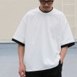 画像9: VORTEX 8オンス(MVS天竺) フェイクレイヤード クルーネック ハーフスリーブTシャツ【MADE IN JAPAN】『日本製』/ Upscape Audience (9)