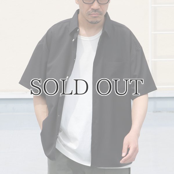 画像5: Reflax®(リフラクス)ポリエステル リネンライクLINON(リノン) レギュラーカラー ボクシーハーフスリーブシャツ【MADE IN JAPAN】『日本製』/ Upscape Audience (5)