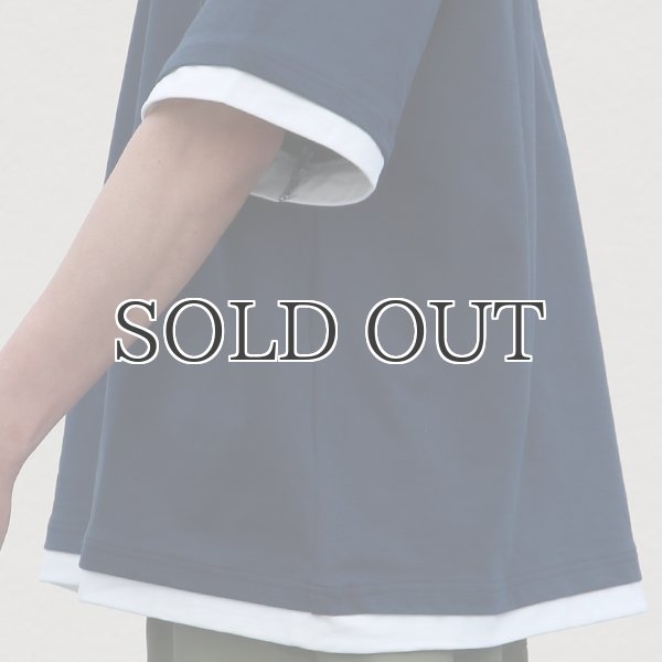 画像16: VORTEX 8オンス(MVS天竺) フェイクレイヤード クルーネック ハーフスリーブTシャツ【MADE IN JAPAN】『日本製』/ Upscape Audience (16)