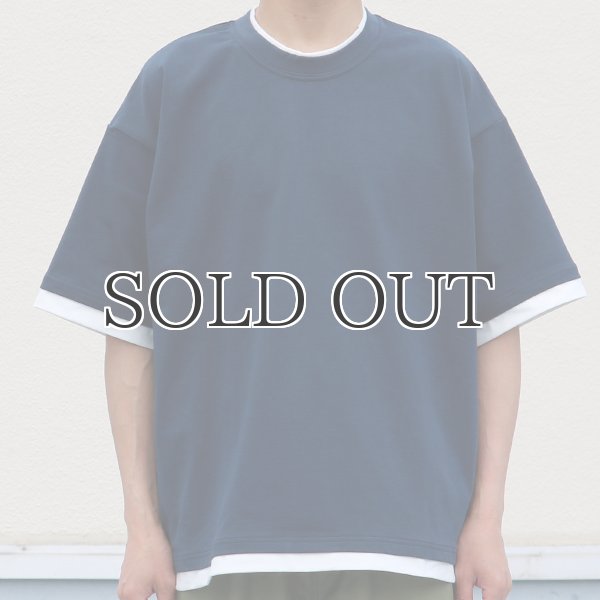 画像9: VORTEX 8オンス(MVS天竺) フェイクレイヤード クルーネック ハーフスリーブTシャツ【MADE IN JAPAN】『日本製』/ Upscape Audience (9)