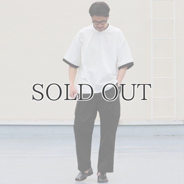 画像8: VORTEX 8オンス(MVS天竺) フェイクレイヤード クルーネック ハーフスリーブTシャツ【MADE IN JAPAN】『日本製』/ Upscape Audience (8)