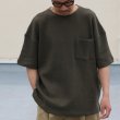 画像2: ローゲージストレッチ カノコダブルフェイス サイドスリット ハーフスリーブTシャツ【MADE IN JAPAN】『日本製』 / Upscape Audience (2)