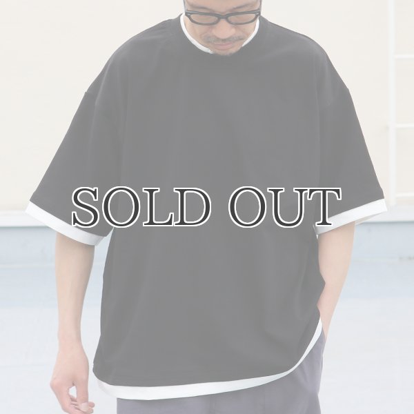 画像9: VORTEX 8オンス(MVS天竺) フェイクレイヤード クルーネック ハーフスリーブTシャツ【MADE IN JAPAN】『日本製』/ Upscape Audience (9)