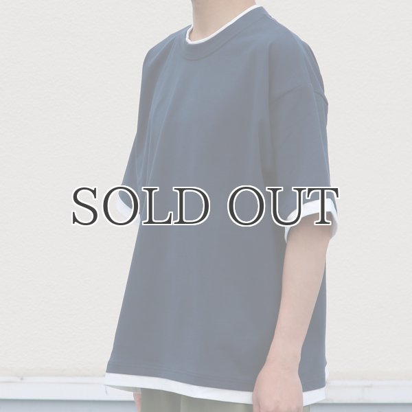 画像10: VORTEX 8オンス(MVS天竺) フェイクレイヤード クルーネック ハーフスリーブTシャツ【MADE IN JAPAN】『日本製』/ Upscape Audience (10)