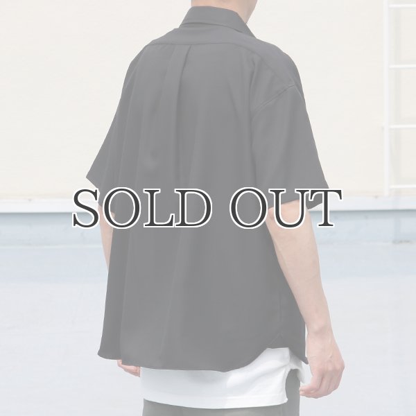 画像7: Reflax®(リフラクス)ポリエステル リネンライクLINON(リノン) レギュラーカラー ボクシーハーフスリーブシャツ【MADE IN JAPAN】『日本製』/ Upscape Audience (7)