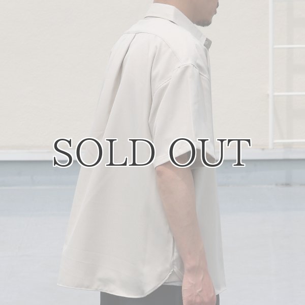 画像6: Reflax®(リフラクス)ポリエステル リネンライクLINON(リノン) レギュラーカラー ボクシーハーフスリーブシャツ【MADE IN JAPAN】『日本製』/ Upscape Audience (6)