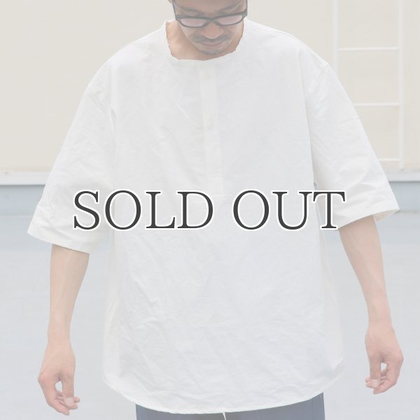 画像7: コットンヘンプ タイプライター スリーピング ハーフスリーブシャツ【MADE IN JAPAN】『日本製』/ Upscape Audience (7)