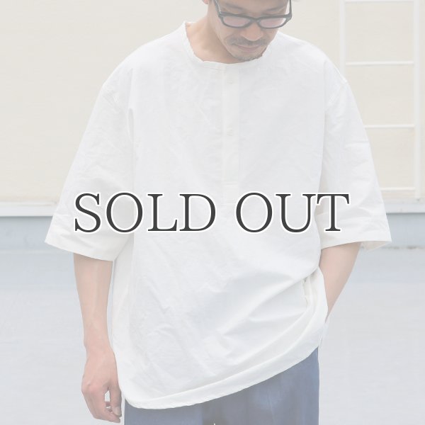 画像8: コットンヘンプ タイプライター スリーピング ハーフスリーブシャツ【MADE IN JAPAN】『日本製』/ Upscape Audience (8)