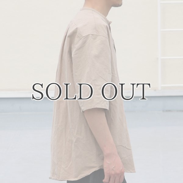 画像4: コットンヘンプ タイプライター スリーピング ハーフスリーブシャツ【MADE IN JAPAN】『日本製』/ Upscape Audience (4)