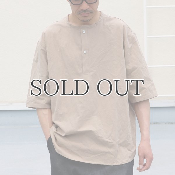 画像3: コットンヘンプ タイプライター スリーピング ハーフスリーブシャツ【MADE IN JAPAN】『日本製』/ Upscape Audience (3)