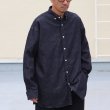画像10: 「備中備後」6オンス デニム 釦ダウン ボクシーAライン 長袖シャツ【MADE IN JAPAN】『日本製』/ Upscape Audience (10)