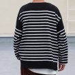 画像6: 「尾州」12オンス パネルボーダー　ボートネック　ボクシーTシャツ【MADE IN JAPAN】『日本製』/ Upscape Audience (6)