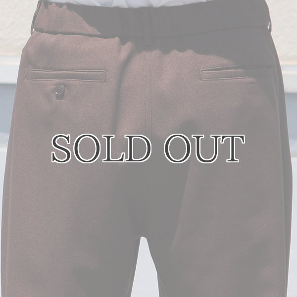 画像19: LANATEC® （ラナテック）LEI （ レイ ）TECH ウールライク サージ 2タック イージーワイドパンツ【MADE IN JAPAN】『日本製』【送料無料】/ Upscape Audience (19)