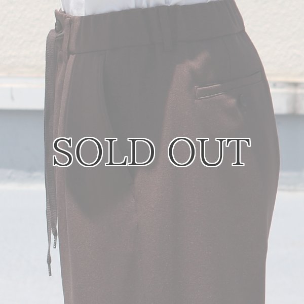 画像20: LANATEC® （ラナテック）LEI （ レイ ）TECH ウールライク サージ 2タック イージーワイドパンツ【MADE IN JAPAN】『日本製』【送料無料】/ Upscape Audience (20)