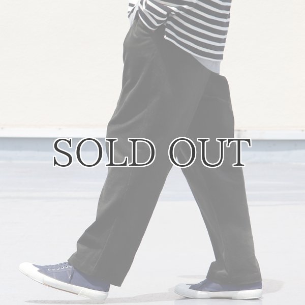 画像5: 14W(ウェール)コール天(コーデュロイ)2タック ワイドイージーパンツ【MADE IN JAPAN】『日本製』【送料無料】/ Upscape Audience (5)