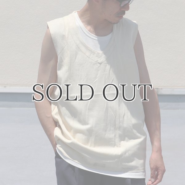 DEAD STOCK / French army 50s Linen Vest（フランス軍 50年代 リネン