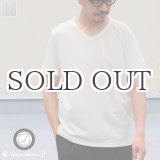 画像: 【RE PRICE/価格改定】オーガニックコットン天竺Vネック半袖Tシャツ【MADE IN JAPAN】『日本製』/ Upscape Audience