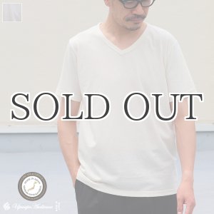 画像: 【RE PRICE/価格改定】オーガニックコットン天竺Vネック半袖Tシャツ【MADE IN JAPAN】『日本製』/ Upscape Audience