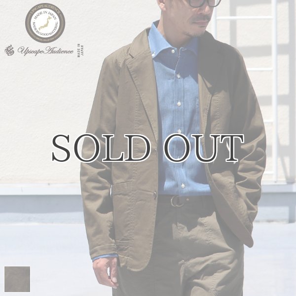 画像1: 【RE PRICE / 価格改定】コットンリネンストレッチ2Bクラークジャケット『日本製』/ Upscape Audience (1)