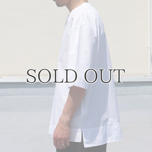 画像4: コーマタイプライター C/Nヘンリー5/Sカットシャツ【MADE IN JAPAN】『日本製』/ Upscape Audience (4)