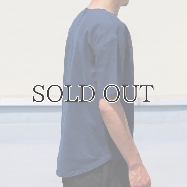 画像4: ソフトリネンコットンキャンバスドロップショルダーノーカラーシャツ5分袖【MADE IN JAPAN】 『日本製』/ Upscape Audience (4)