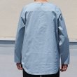 画像5: コットンギャバジンサドルショルダーヘムラウンドL/SシャツTEE【MADE IN JAPAN】『日本製』/ Upscape Audience (5)