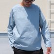 画像2: コットンギャバジンサドルショルダーヘムラウンドL/SシャツTEE【MADE IN JAPAN】『日本製』/ Upscape Audience (2)