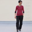 画像8: 【RE PRICE / 価格改定】別注 USA製 クルーネック 7分袖 Tシャツ / Miller × Audience (8)