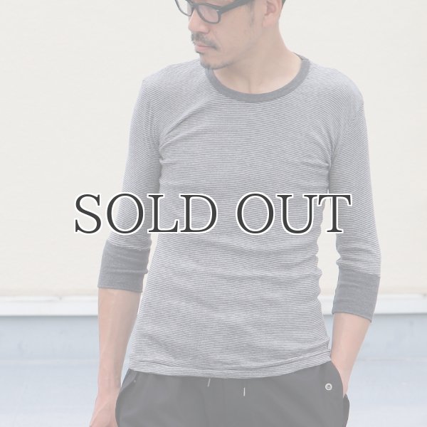 画像4: 別注 USA製 クルーネック 7分袖 Tシャツ / Miller × Audience (4)