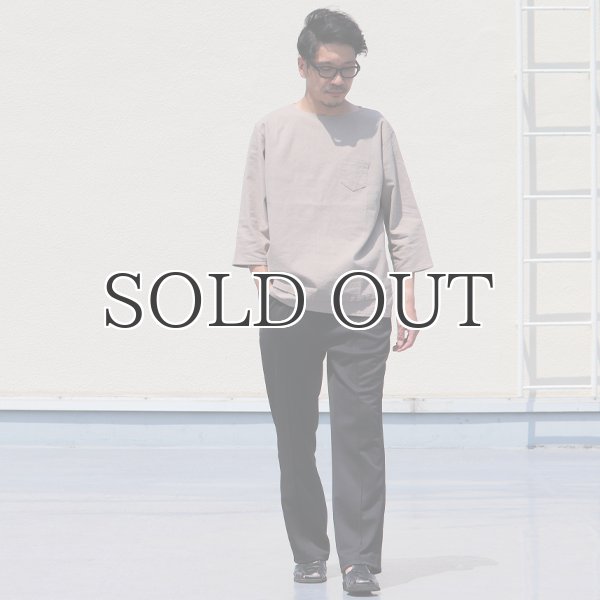 画像5: ソフトリネンコットンキャンバス 胸ポケ付 Wヘム 7/Sシャツ【MADE IN JAPAN】『日本製』/ Upscape Audience (5)