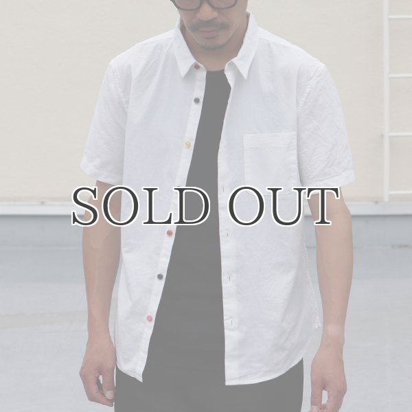 画像2: ダンガリーランダムボタン半袖シャツ / Audience x GUNG HO (2)