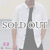 画像: 【RE PRICE / 価格改定】ダンガリーランダムボタン半袖シャツ / Audience x GUNG HO