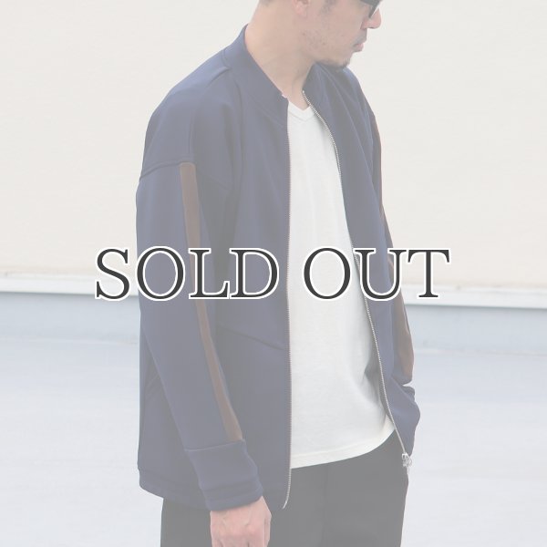 画像4: 4段スムース ライン スタンドZIPブルゾン 【MADE IN JAPAN】『日本製』 / Upscape Audience (4)