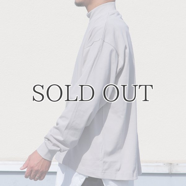 画像10: VORTEX 8オンス(MVS天竺)モックネック バルーン 長袖Tee『MADE IN JAPAN』『日本製』 / Upscape Audience (10)