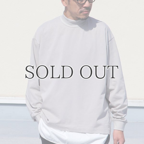 画像3: VORTEX 8オンス(MVS天竺)モックネック バルーン 長袖Tee『MADE IN JAPAN』『日本製』 / Upscape Audience (3)