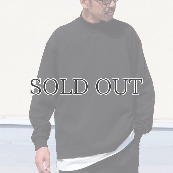 画像3: VORTEX 8オンス(MVS天竺)モックネック バルーン 長袖Tee『MADE IN JAPAN』『日本製』 / Upscape Audience (3)