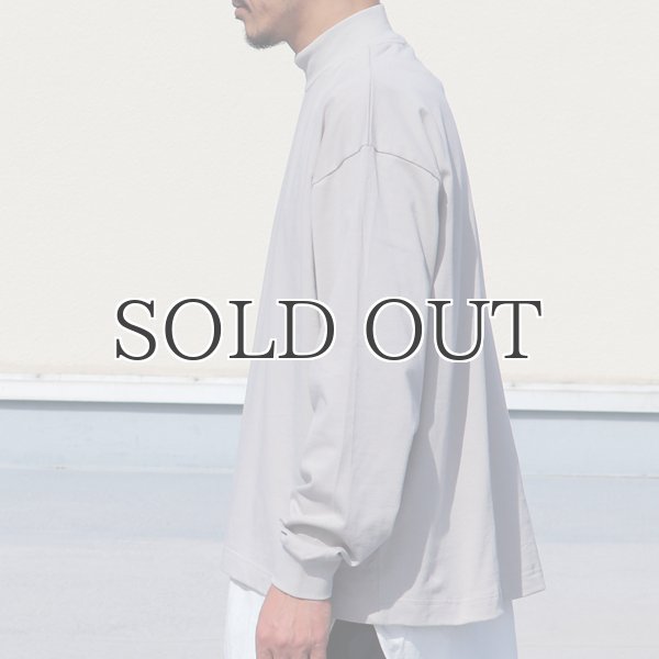 画像4: VORTEX 8オンス(MVS天竺)モックネック バルーン 長袖Tee『MADE IN JAPAN』『日本製』 / Upscape Audience (4)