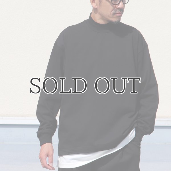 画像9: VORTEX 8オンス(MVS天竺)モックネック バルーン 長袖Tee『MADE IN JAPAN』『日本製』 / Upscape Audience (9)