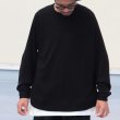 画像3: EXLANWOOL® (エクスランウール) スムース サドルショルダー ガゼット クルーネック長袖【MADE IN JAPAN】『日本製』 / Upscape Audience (3)