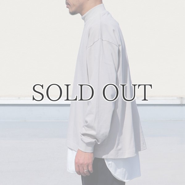 画像7: VORTEX 8オンス(MVS天竺)モックネック バルーン 長袖Tee『MADE IN JAPAN』『日本製』 / Upscape Audience (7)