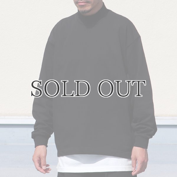 画像4: VORTEX 8オンス(MVS天竺)モックネック バルーン 長袖Tee『MADE IN JAPAN』『日本製』 / Upscape Audience (4)