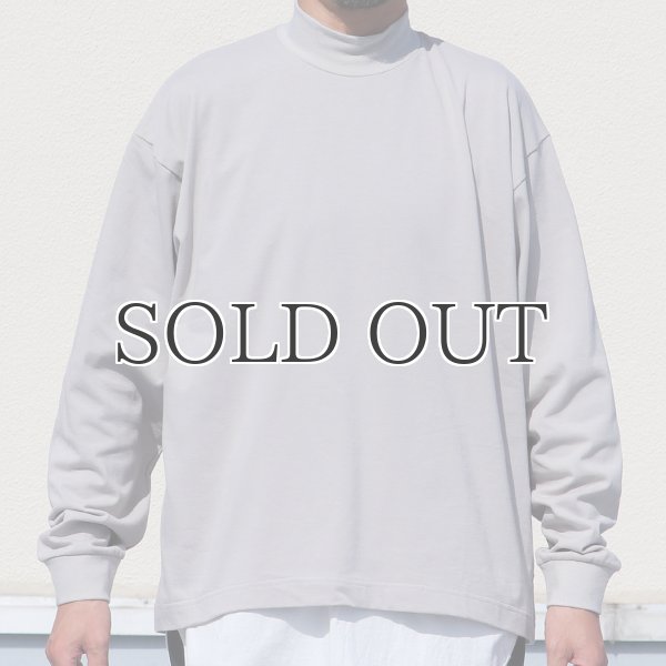 画像8: VORTEX 8オンス(MVS天竺)モックネック バルーン 長袖Tee『MADE IN JAPAN』『日本製』 / Upscape Audience (8)