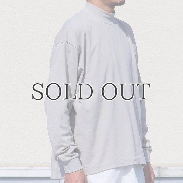 画像12: VORTEX 8オンス(MVS天竺)モックネック バルーン 長袖Tee『MADE IN JAPAN』『日本製』 / Upscape Audience (12)