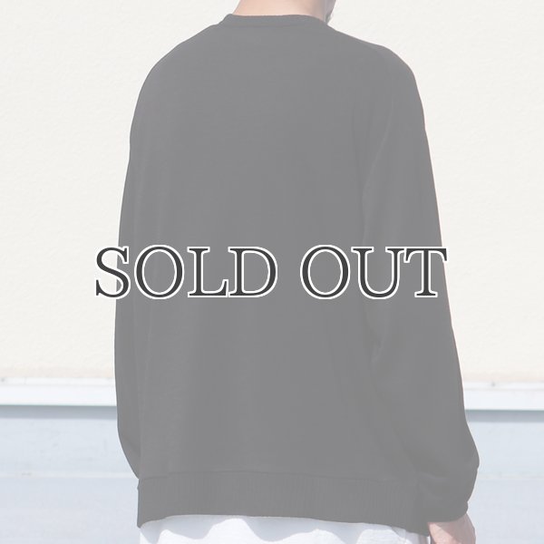 画像6: EXLANWOOL® (エクスランウール) スムース サドルショルダー ガゼット クルーネック長袖【MADE IN JAPAN】『日本製』 / Upscape Audience (6)