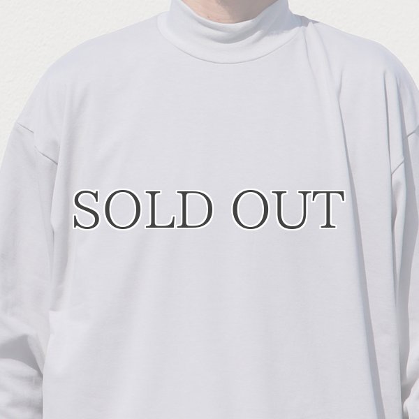 画像13: VORTEX 8オンス(MVS天竺)モックネック バルーン 長袖Tee『MADE IN JAPAN』『日本製』 / Upscape Audience (13)