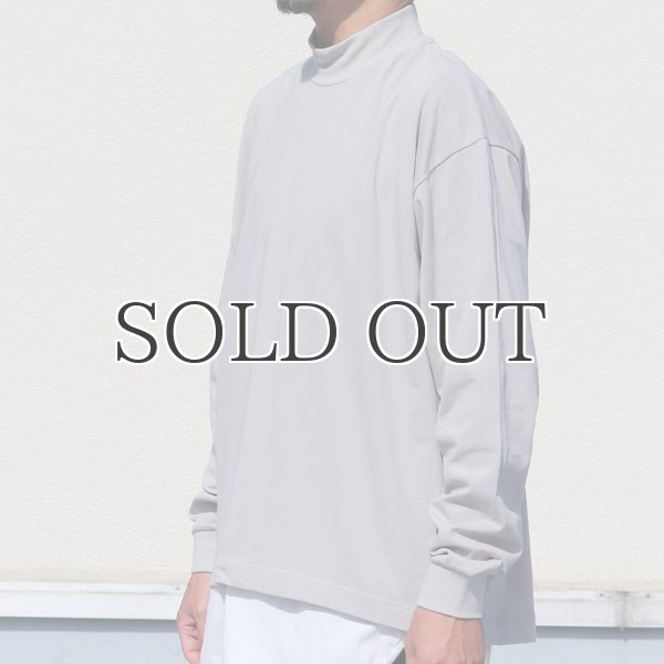 画像9: VORTEX 8オンス(MVS天竺)モックネック バルーン 長袖Tee『MADE IN JAPAN』『日本製』 / Upscape Audience (9)