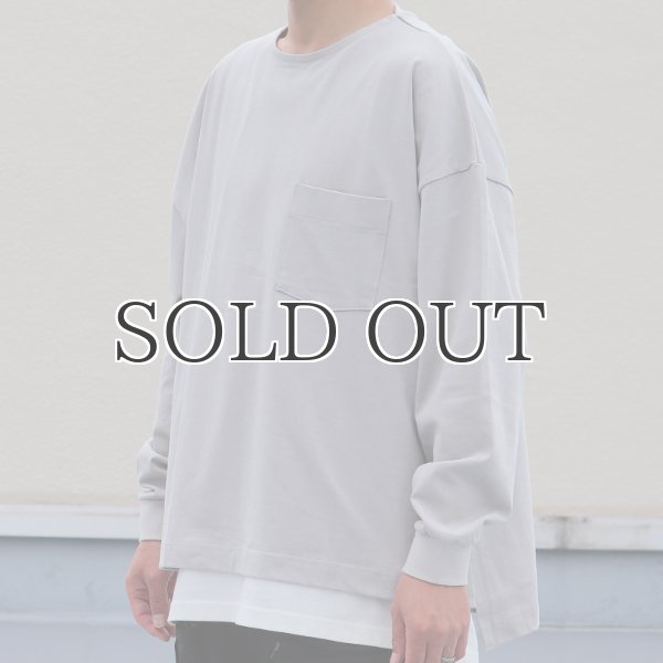 画像9: VORTEX 8オンス(MVS天竺)サイドスリット Aライン L/S Tシャツ【MADE IN JAPAN】『日本製』/ Upscape Audience (9)